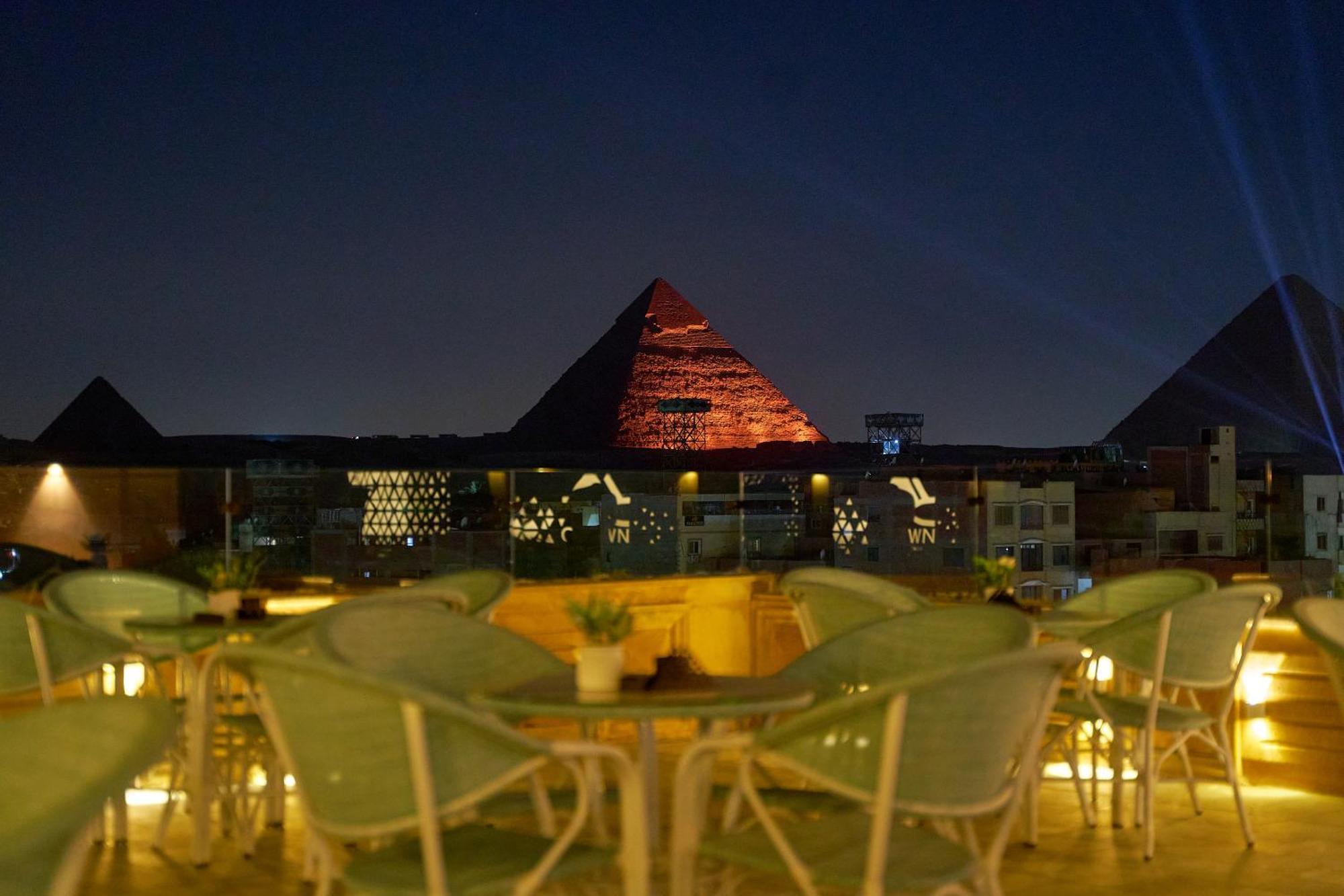 Crown Pyramids View Hotel Giza Eksteriør billede