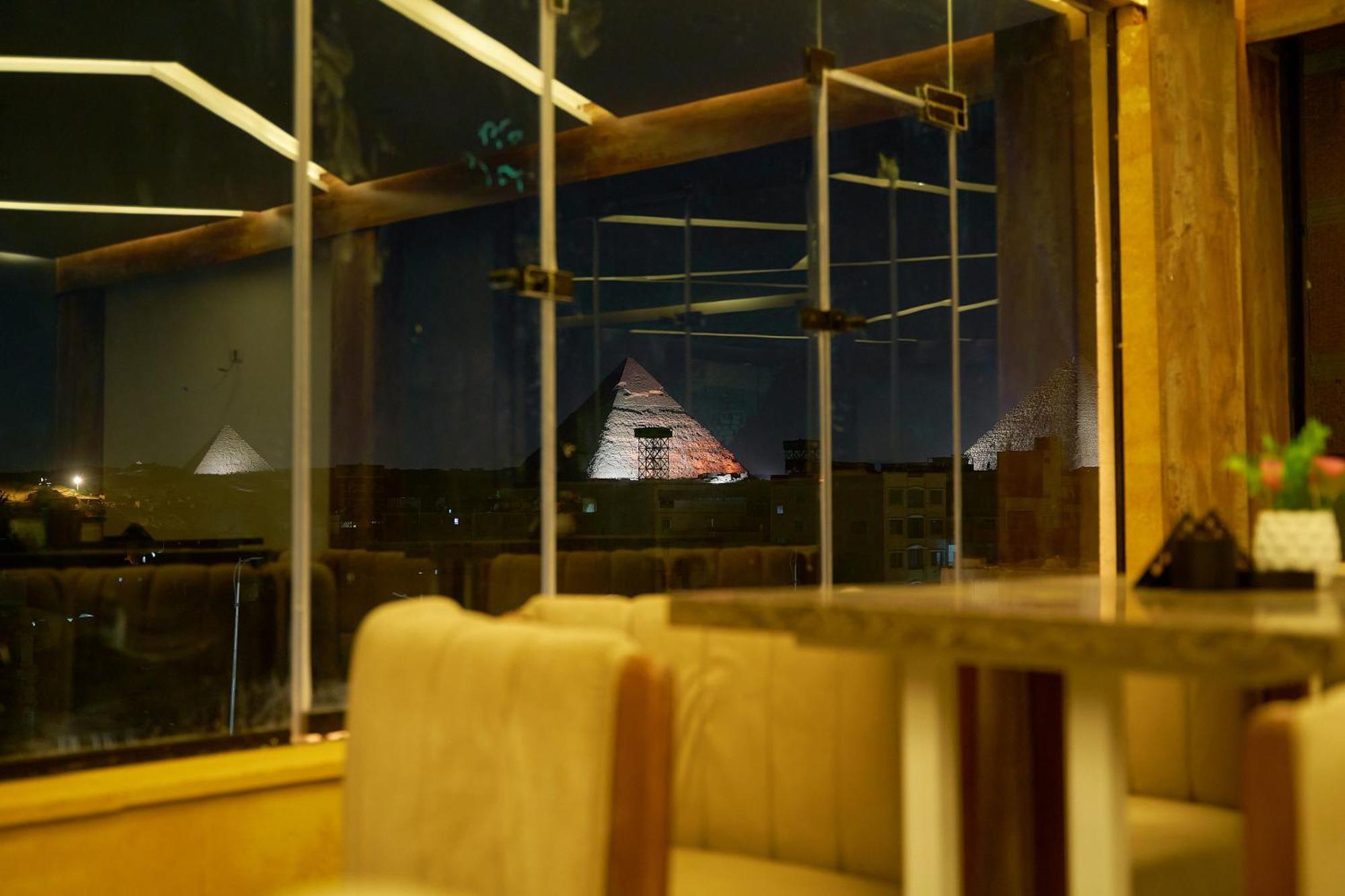 Crown Pyramids View Hotel Giza Eksteriør billede